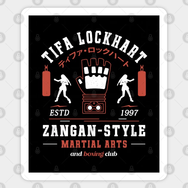 Tifa Lockhart Martial Arts Club Magnet by Lagelantee